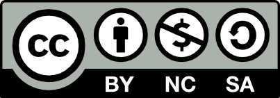 Creative Commons icon: cc-by-nc-sa